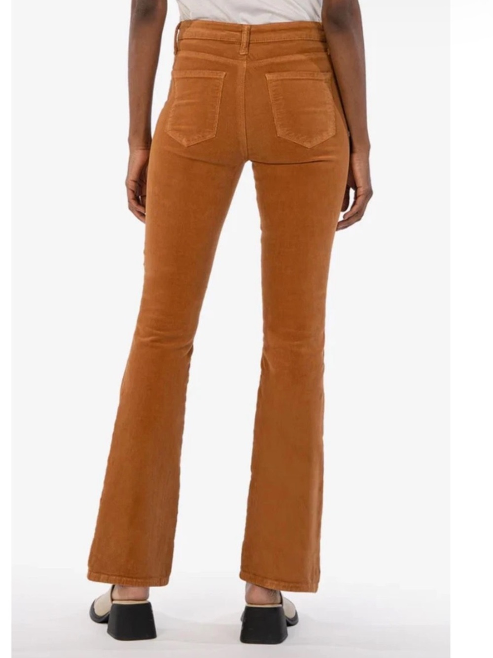 KUT from the Kloth Ana High Rise Fab Ab Flare Corduroy Jeans size 4 - Picture 3 of 11